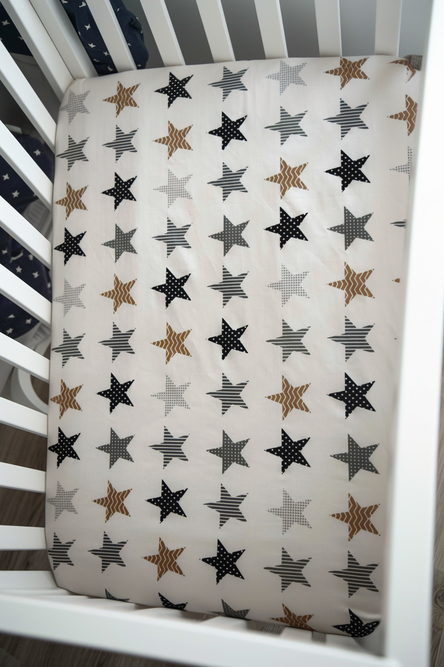 Floaties in the Deep End Fitted Crib Sheet